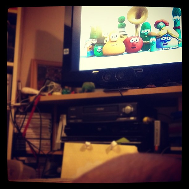 I watched veggietales for the first time today...