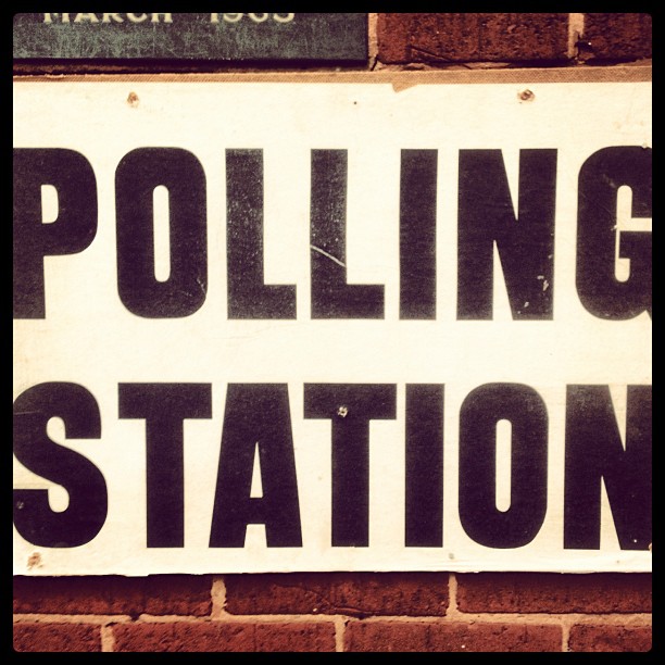 We went Polling today!