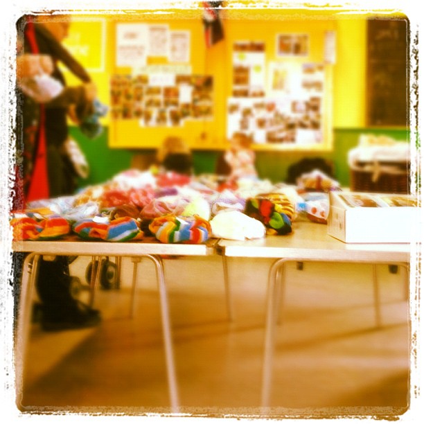 I went to a sling and nappy sale today...