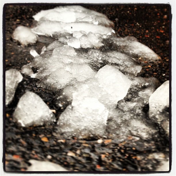 Lots of people talked about snow today. All I saw was this. Is this the snow that people talked about? #snow #uksnow