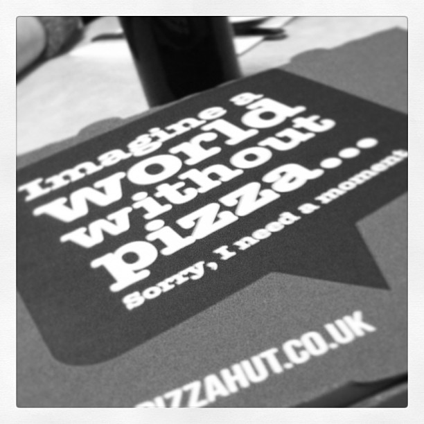 Mummy and daddy and Jo had pizza today!! I wasn't allowed any :-(