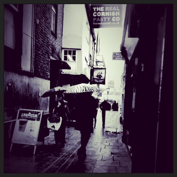 It was rainy in #exeter today.