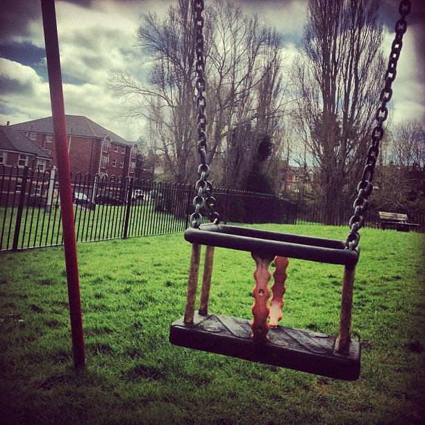 I went on the swing today!