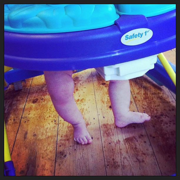 I was finding my feet today!