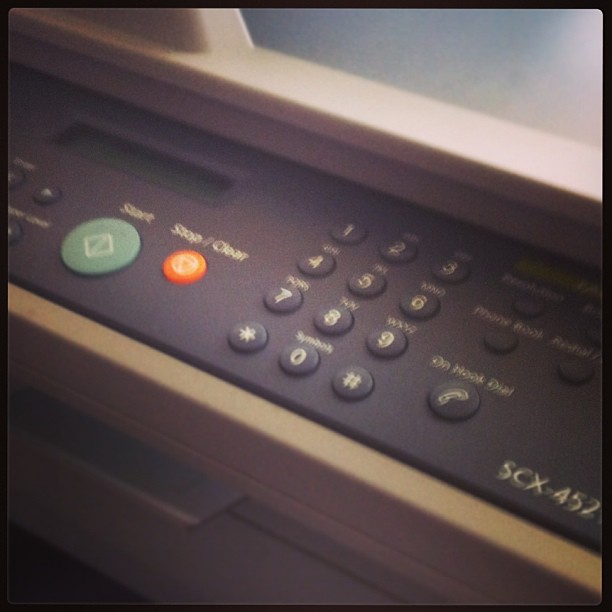 I was learning about printers today
