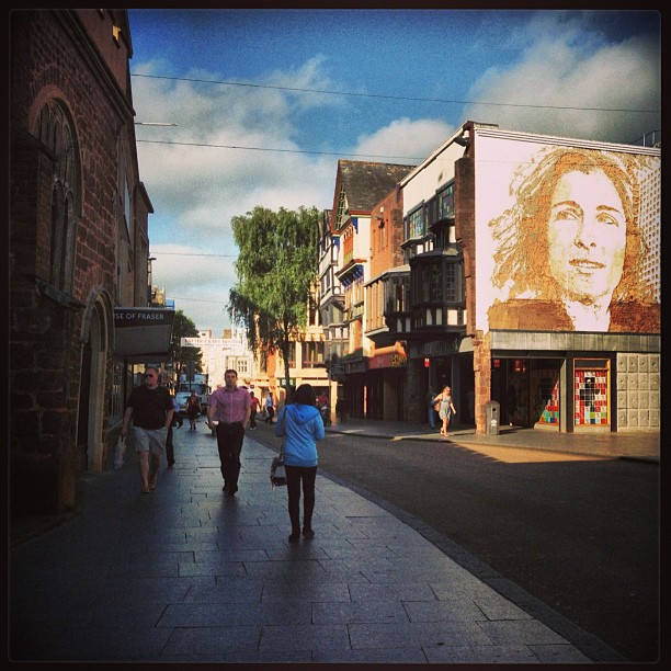 #Exeter this morning.