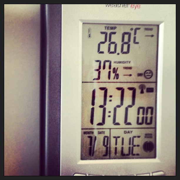 It's getting warm...