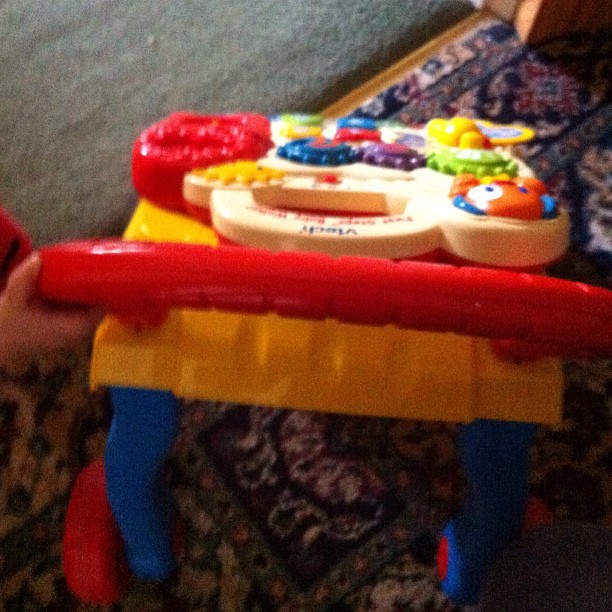 I have a new walking toy!