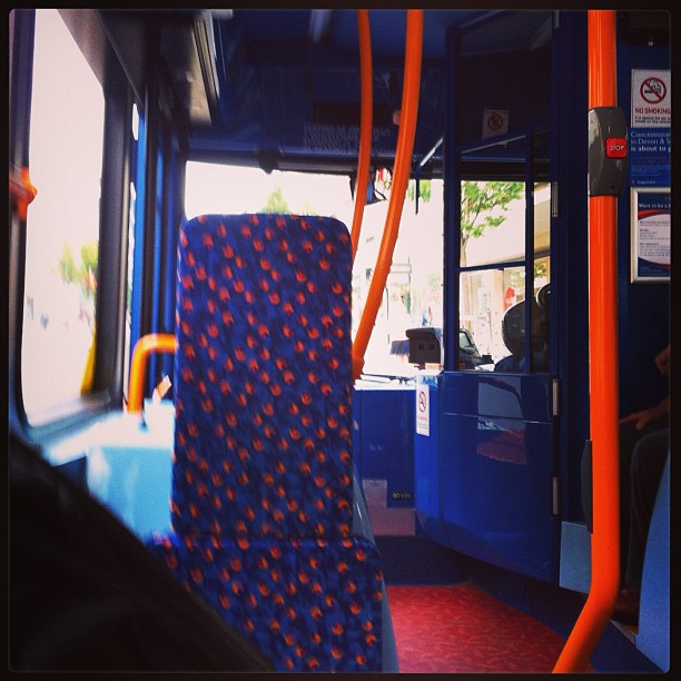 I went on the bus with mummy!