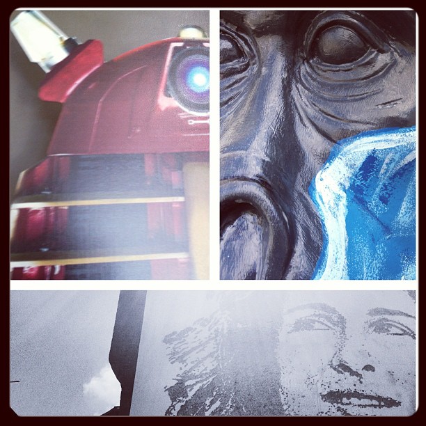 We saw lots of monsters today.#monsters #exeter #daleks #Gorillas